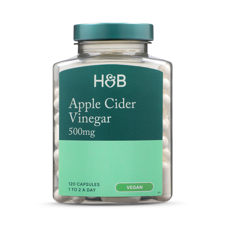Holland & Barrett  Apple Cider Vinegar 500mg 120 Capsules